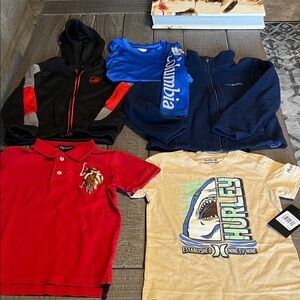 BOYS Size 4 Bundle - NWT Hurley, US POLO ASSN, Body Glove & Columbia